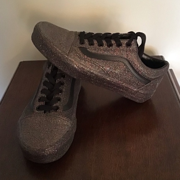 Vans Old Skool Rainbow Glitter Sneakers - Picture 1 of 7